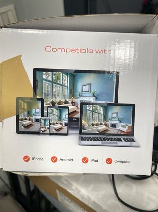 Camara de vigilancia por wifi (bebe, tiendas, casa