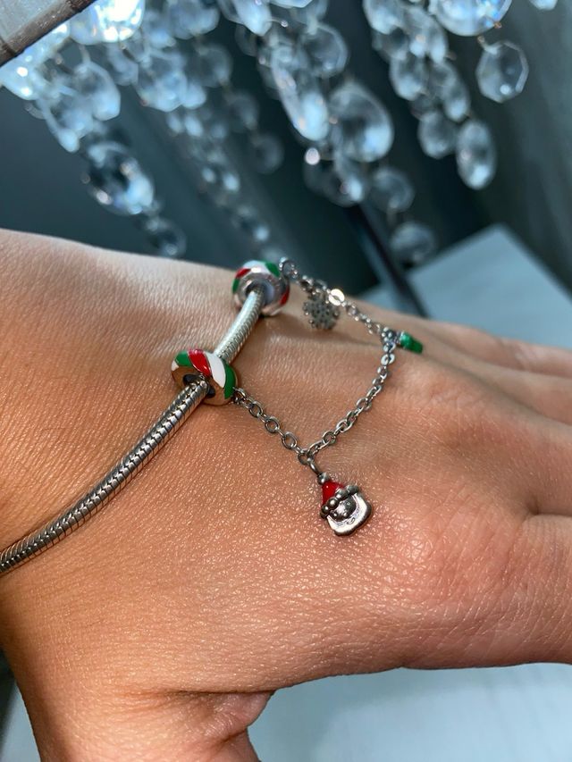 Charm Babbo Natale per bracciale Pandora