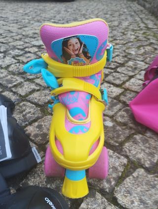 Patines extensibles soy Luna skate y protecciones