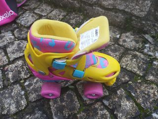 Patines extensibles soy Luna skate y protecciones
