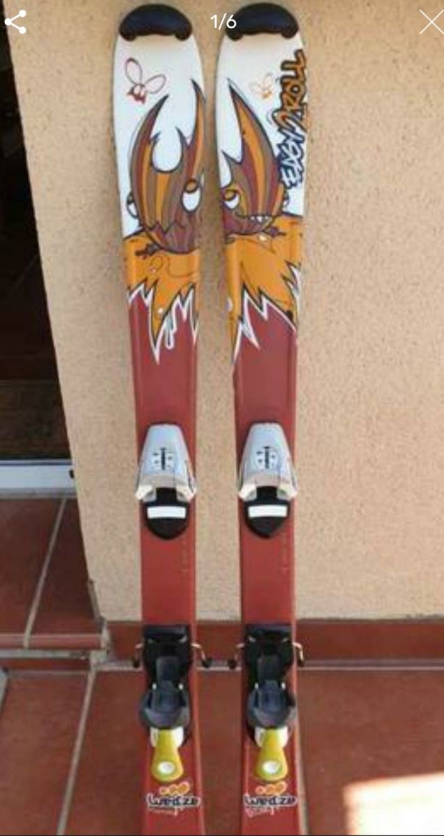 Esquis de niñ@s "Wed'ze" de 104 cm.