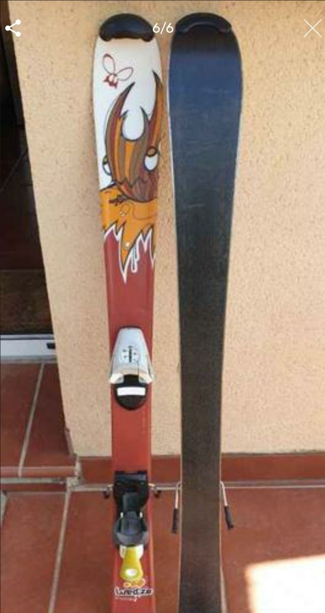 Esquis de niñ@s "Wed'ze" de 104 cm.