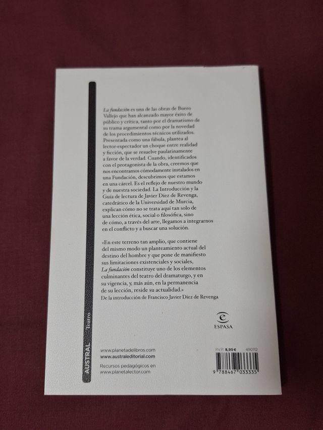 LIBRO LA FUNDACIÓN ANTONIO BUERO VALLEJO