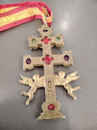 Gran Cruz caravana Bronce antigua