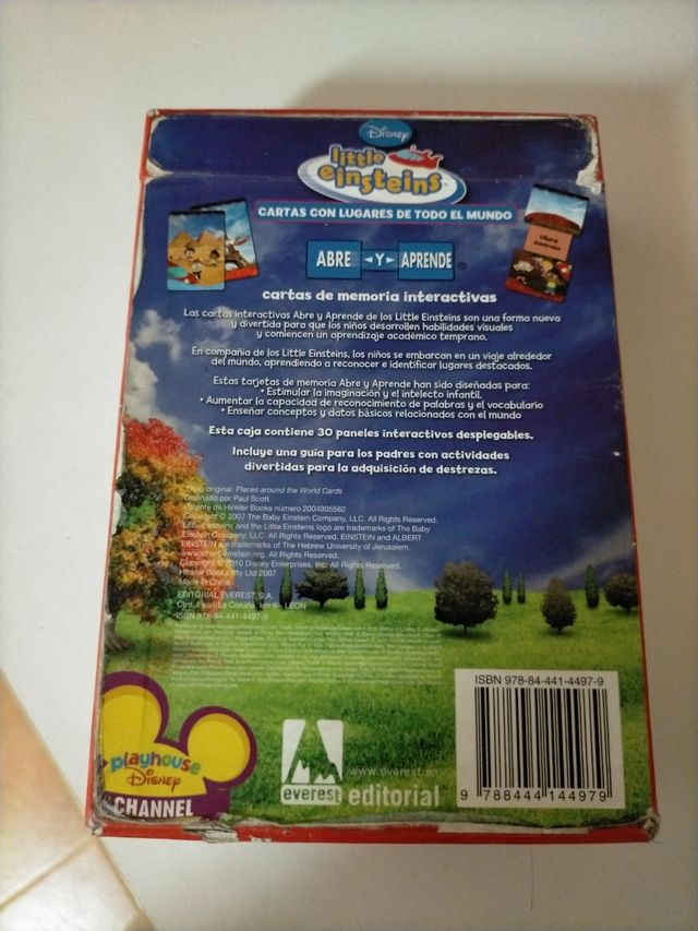 Cartas con lugares del mundo