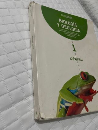Libro Biología y Geología 1°Bachillerato Anaya