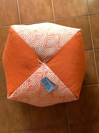 Zafu cuscino da pavimento arancione