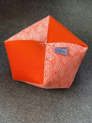 Zafu cuscino da pavimento arancione