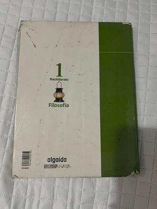 Libro Filosofía 1°Bachillerato Algaida