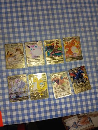 Cartas metálicas Pokémon