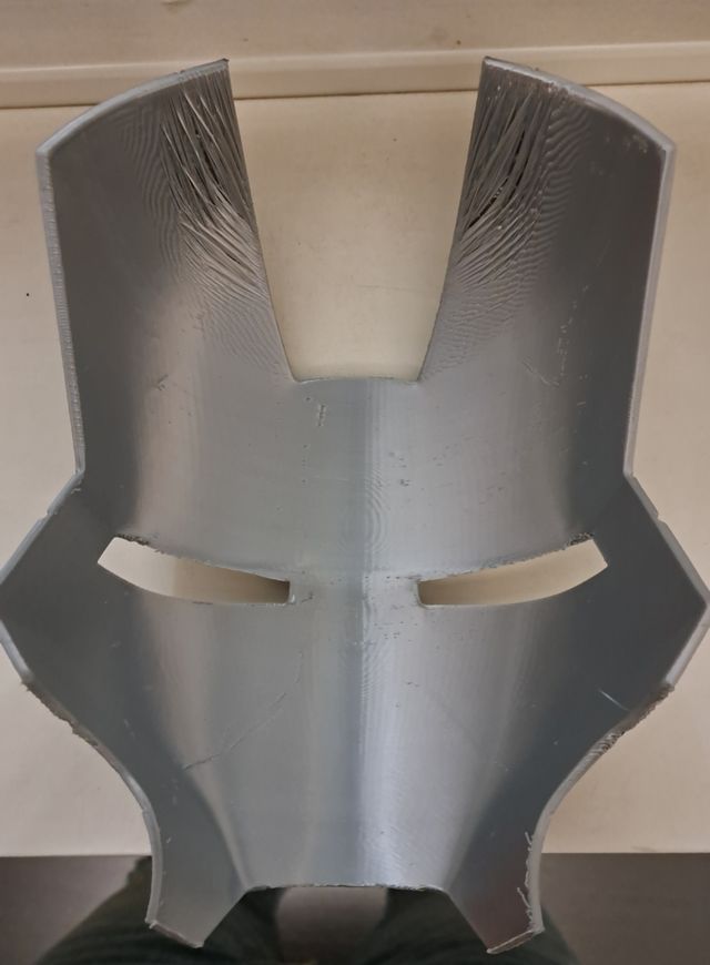 Iron man scala 1:1 face plate mark 5 stampa 3d