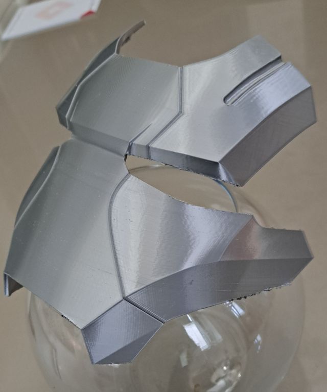 Iron patriot face plate scala 1:1