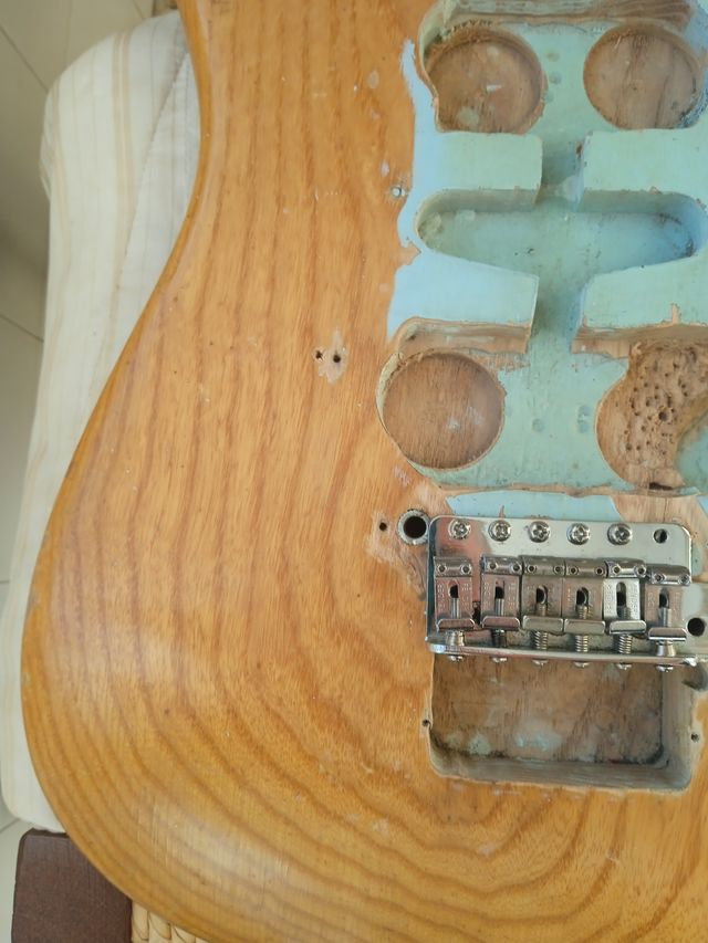 cuerpo stratocaster ash 80´s