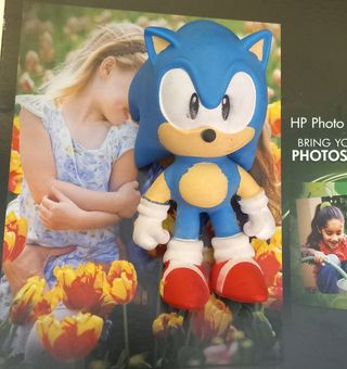 Muñeco sonic sega elástico 