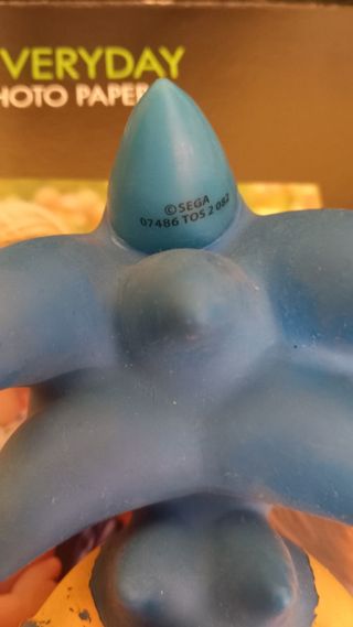 Muñeco sonic sega elástico 