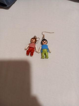 Pendientes playmobil 