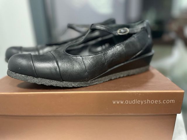 Zapato bailarina negra mujer