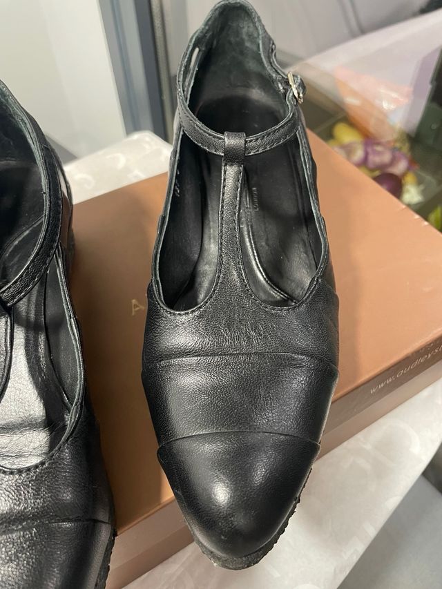 Zapato bailarina negra mujer
