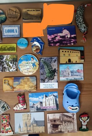 Imanes de nevera Mínimo 3 imanes(7'5€)para envios