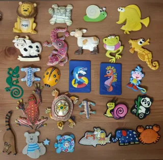 Imanes de nevera Mínimo 3 imanes(7'5€)para envios