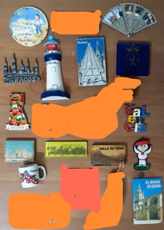 Imanes de nevera Mínimo 3 imanes(7'5€)para envios