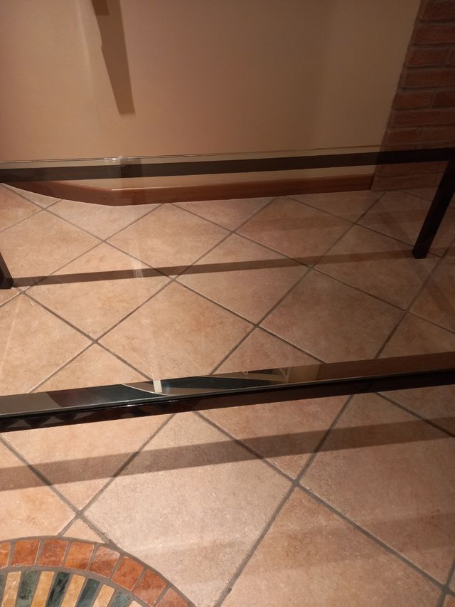 Tavolino in cristallo