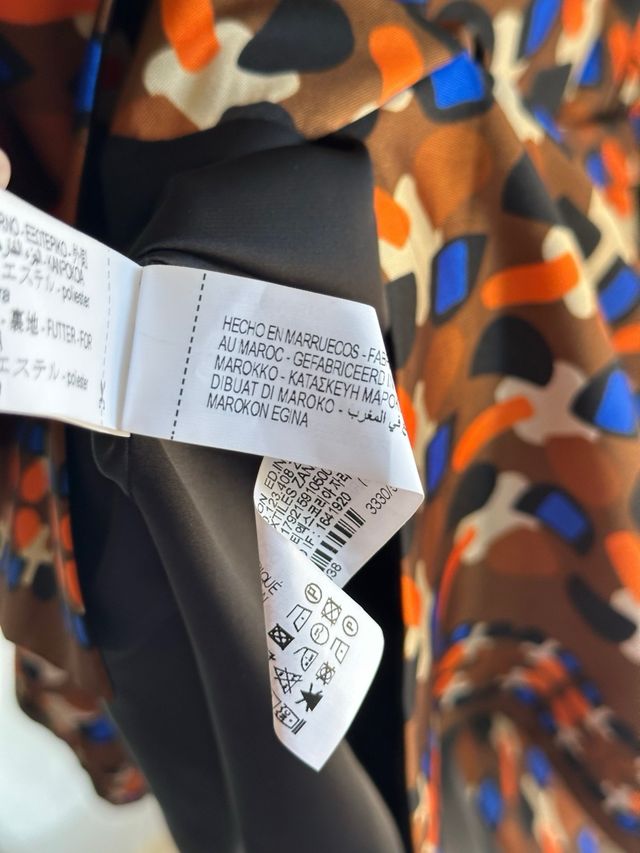 Chaqueta blazer estampada de Zara (talla M)