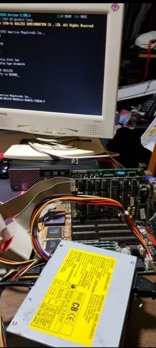 Pack Placa base i486 retro 
