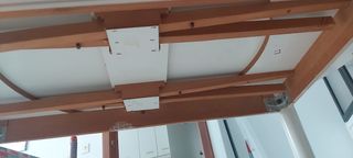 Mesa comedor blanca extensible
