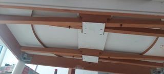 Mesa comedor blanca extensible