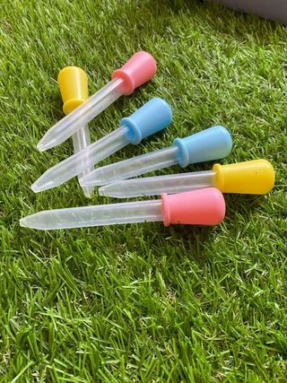 Juego pipetas trasvases montessori