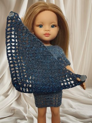 Vestido crochet muñeca Paola reina