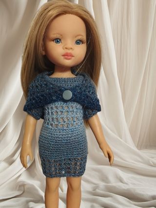 Vestido crochet muñeca Paola reina