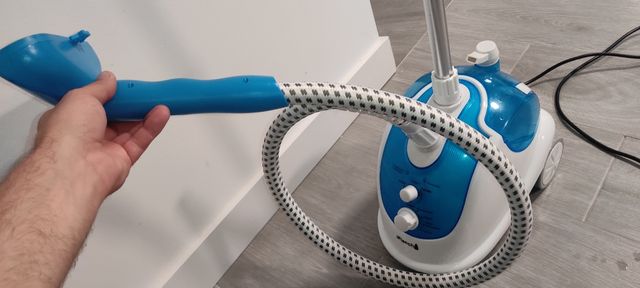 Plancha de pie o vapor .