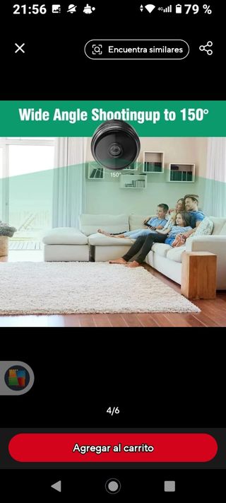 Mini cámara A9 inalámbrica