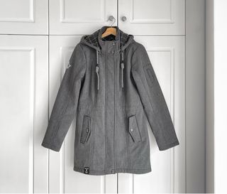 Parka impermeable gris NUEVA - talla S