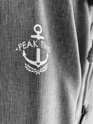 Parka impermeable gris NUEVA - talla S