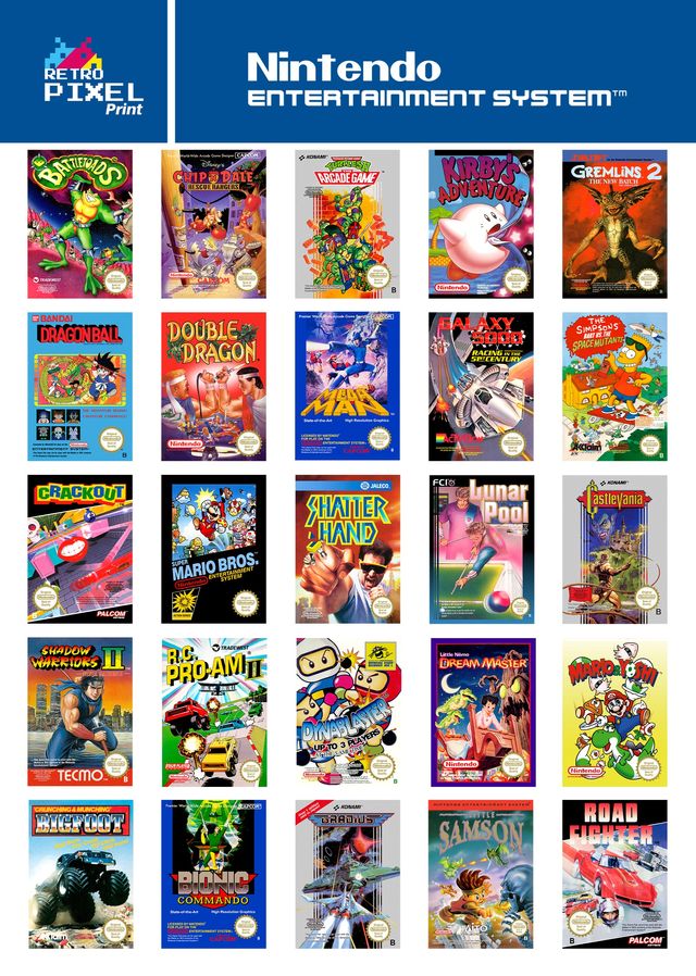 Coleção de filmes NINTENDO NES