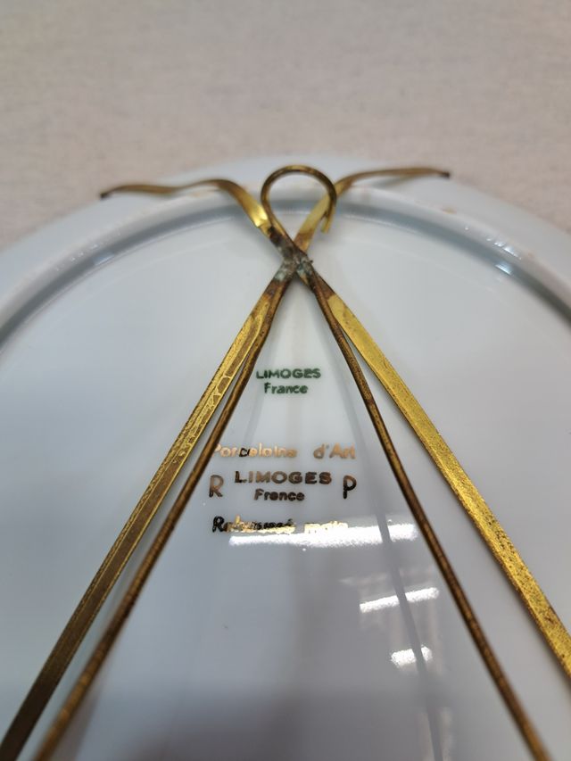 Plato decorativo de Limoges. Vintage