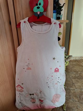 Saco de dormir niña terciopelo 🩷 rosa #Kiabi tall