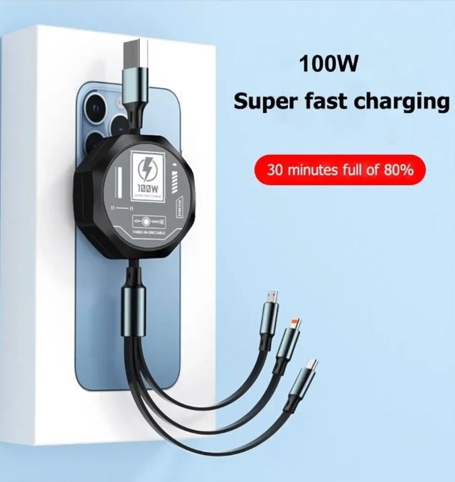 LIQUIDACIÓN Cable USB RETRACTIC IPHONE/ANDR