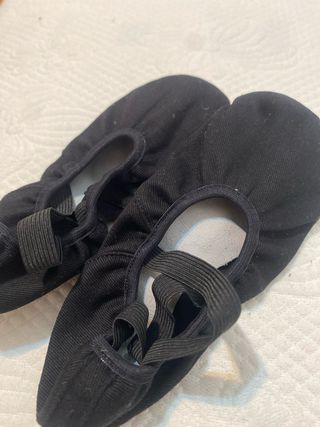 Zapatillas ballet negras talla 38
