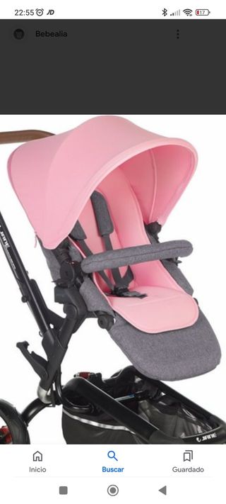 Trio jane rider rosa muy buen estado incluye bolso