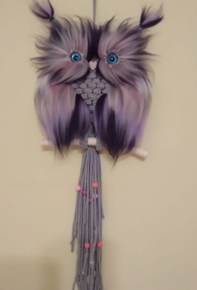 Búho macrame