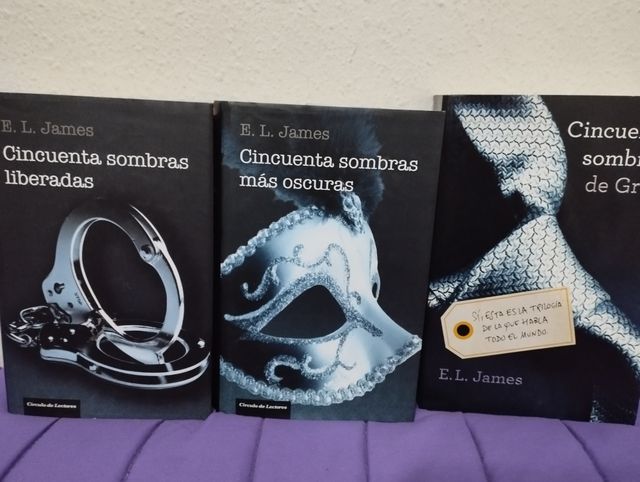 LIBROS TRILOGÍA 50 SOMBRAS DE GREY