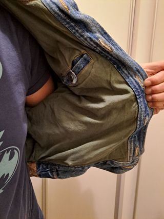 Cazadora vaquera unisex estilo denim vintage