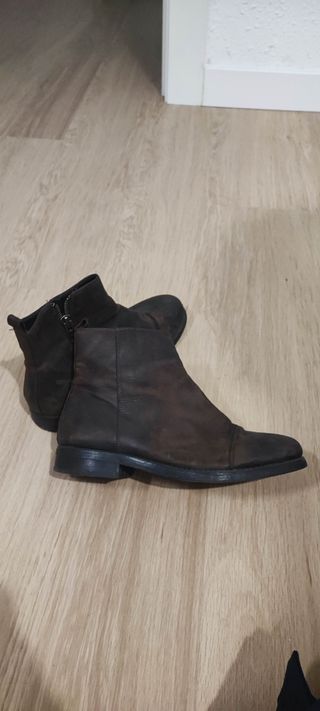 Botines piel ZARA hombre