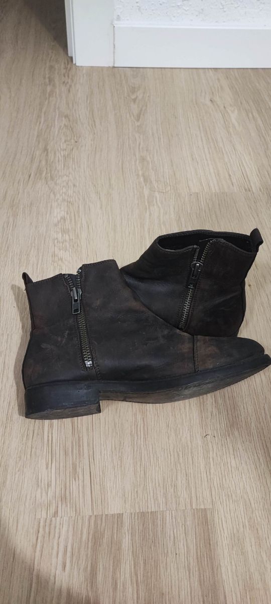 Botines piel ZARA hombre