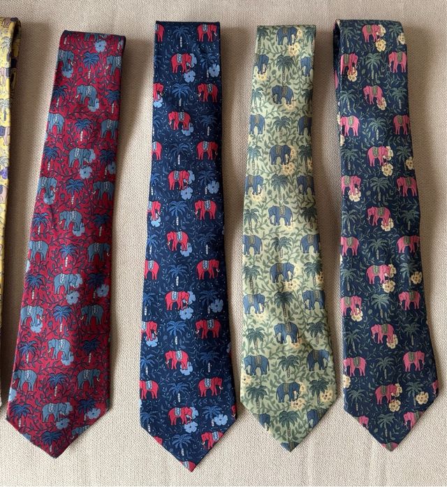Corbata Hermes Elefantes
