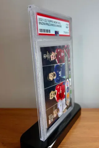 ⚽ Cromo Benzema Ronaldo Messi Levandoski 👉 PSA 9